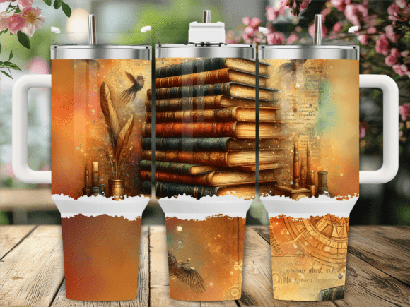 Antique Library Quill Tumbler Wrap Review
