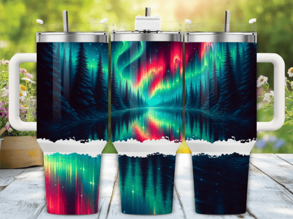 Aurora Forest Lake Tumbler Wrap Review