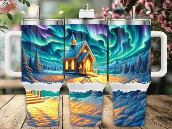 Aurora Winter Church Tumbler Wrap Review