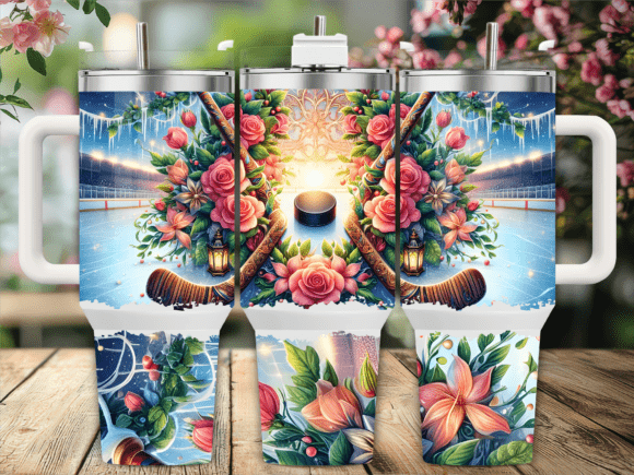 Floral Hockey Sticks Tumbler Wrap Review