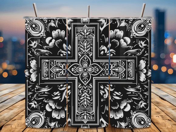 Floral Religious Cross SVG Review for Embroidery Projects