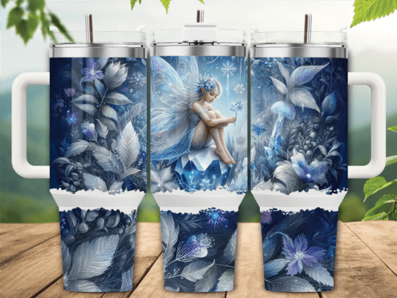 Frozen Ice Fairy Tumbler Wrap