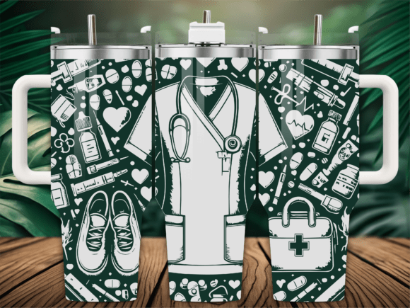 Medical Scrub Nursing SVG Review