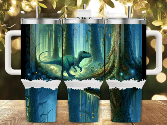 Neon Glow Magic Forest Tumbler Wrap Review
