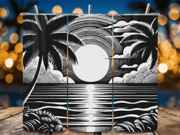 Ocean Coast Palm Trees SVG Review