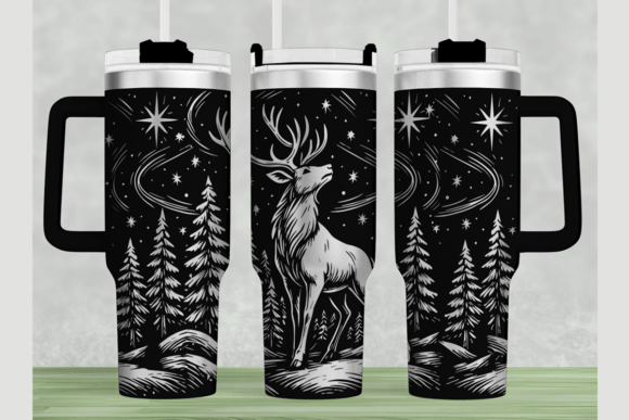 Reindeer 40oz Tumbler Wrap SVG Review