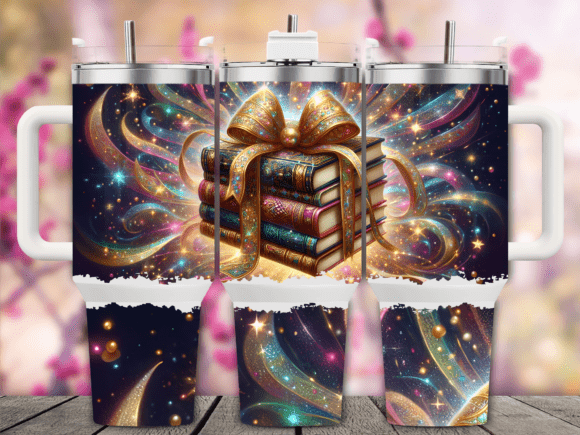 Sparkly Library Books Tumbler Wrap Review