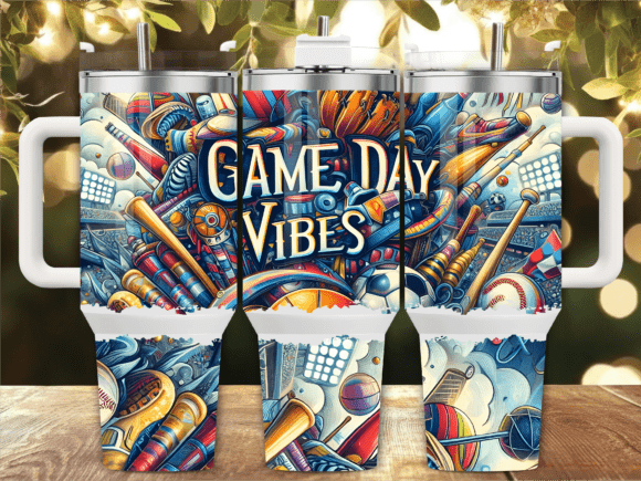Vintage Sports Mix Game Day 40oz Tumbler